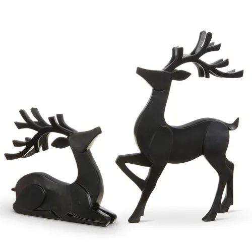 Matte Black Reindeer