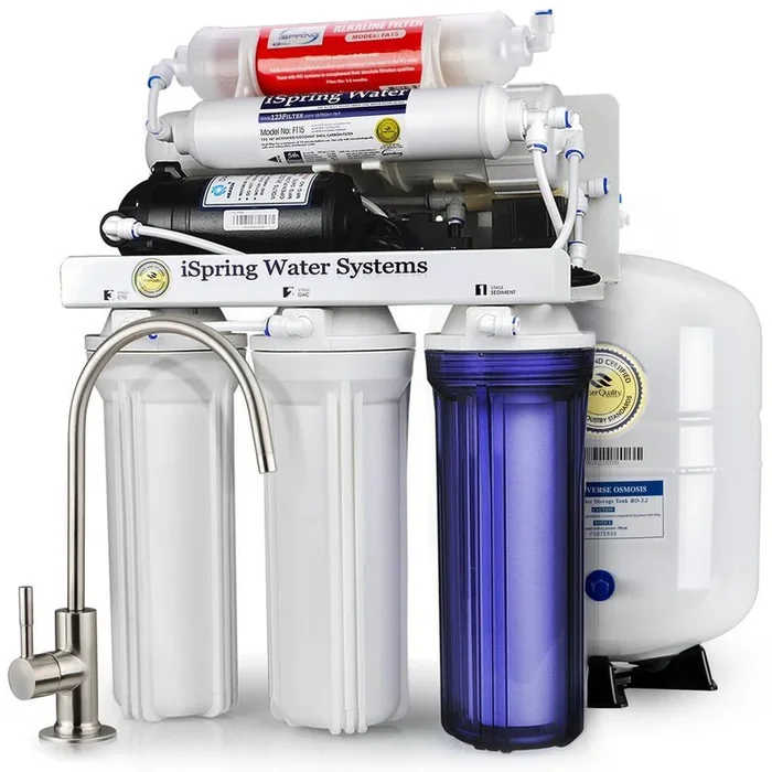 Maximum Performance Under Sink Reverse Osmosis Water Filtration System with Booster Pump and Alkaline Filter