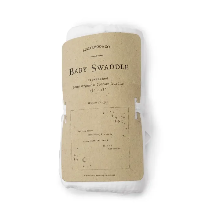 May You Touch Fireflies Swaddle Blanket 47”x47″
