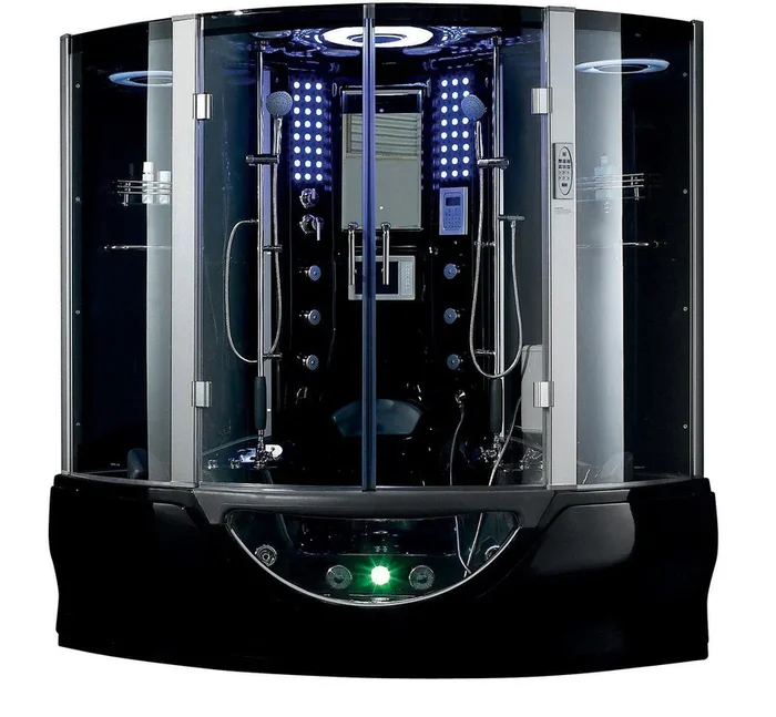 Maya Bath Valencia-Black Steam Shower