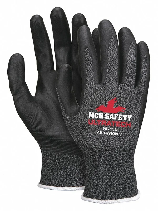 MCR SAFETY UltraTech Foam Nitrile Knit Gloves, XS