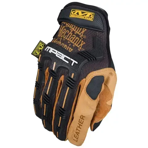 Mechanix Wear M-Pact Work Gloves Black/Tan L 1 pair