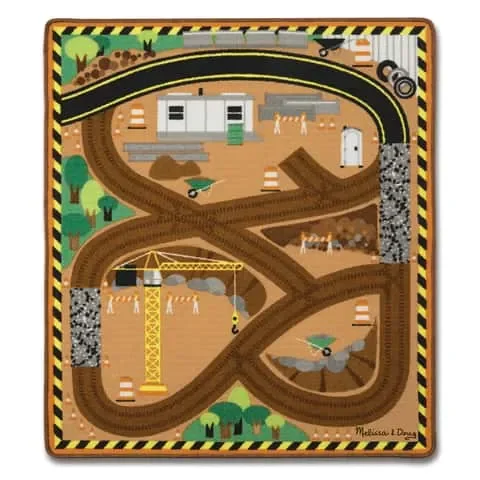 Melissa & Doug Rug & Vehicle Set 4 pc