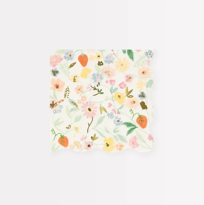 Meri Meri – Elegant Floral Paper Cocktail Napkins