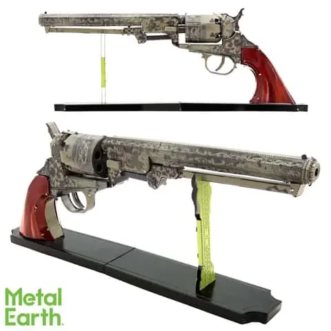 Metal Earth Wild West Revolver 3D Model Kit Multicolored 2 pc