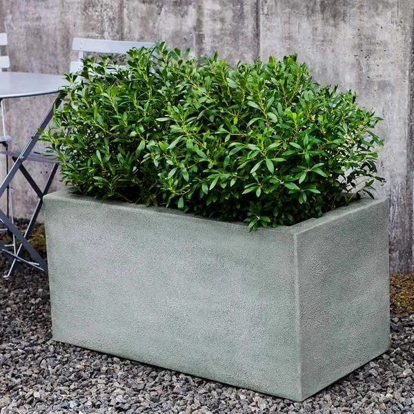 Metropolis Rectangle 482424 Planter Campania International