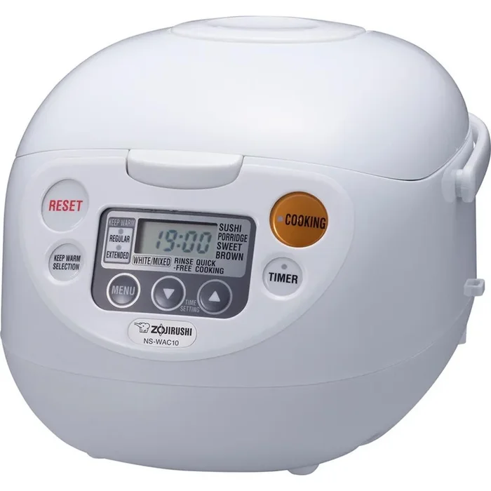 Micom 5-Cup Cool White Rice Cooker and Warmer with Built-In Timer