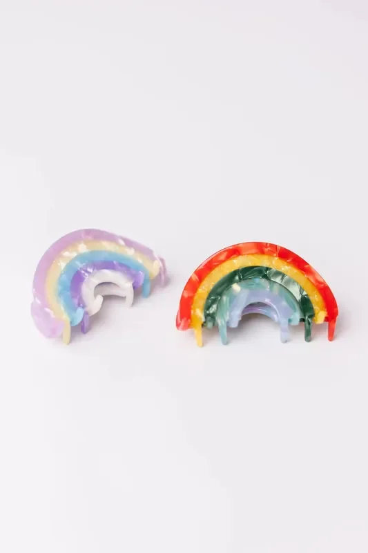Mila & Rose – Rainbow Claw Clip