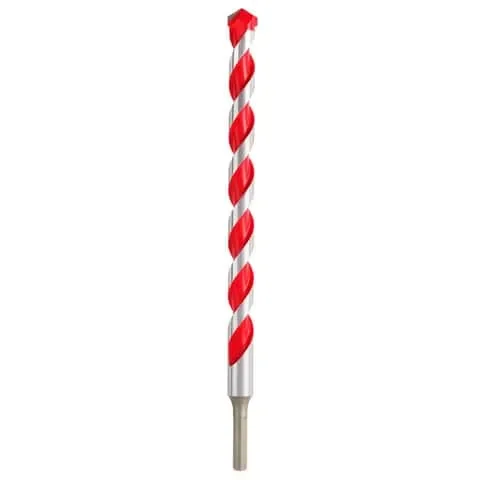 Milwaukee 3/4 in. X 12 in. L Carbide Hammer Drill Bit 3-Flat Shank 1 pk