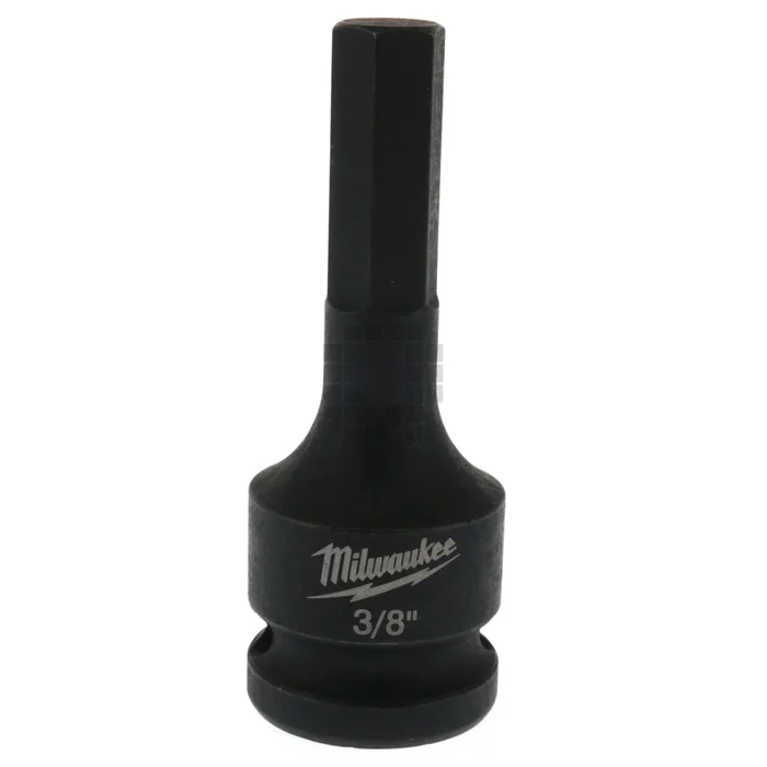 Milwaukee 49-66-5142 SHOCKWAVE Lineman’s 1/2″ Drive 3/8″ Hex Bit Socket