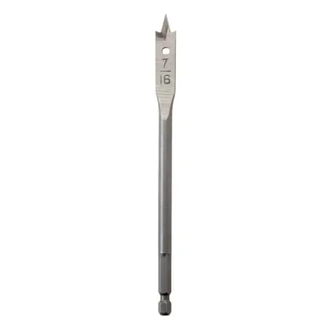 Milwaukee 7/16 in. D X 6 in. L Flat Boring Auger Bit Carbon Steel 1 pc