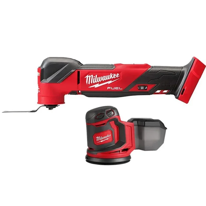 Milwaukee M18 FUEL 18-Volt Lithium-Ion Cordless Brushless Oscillating Multi-Tool with M18 5 in. Random Orbit Sander