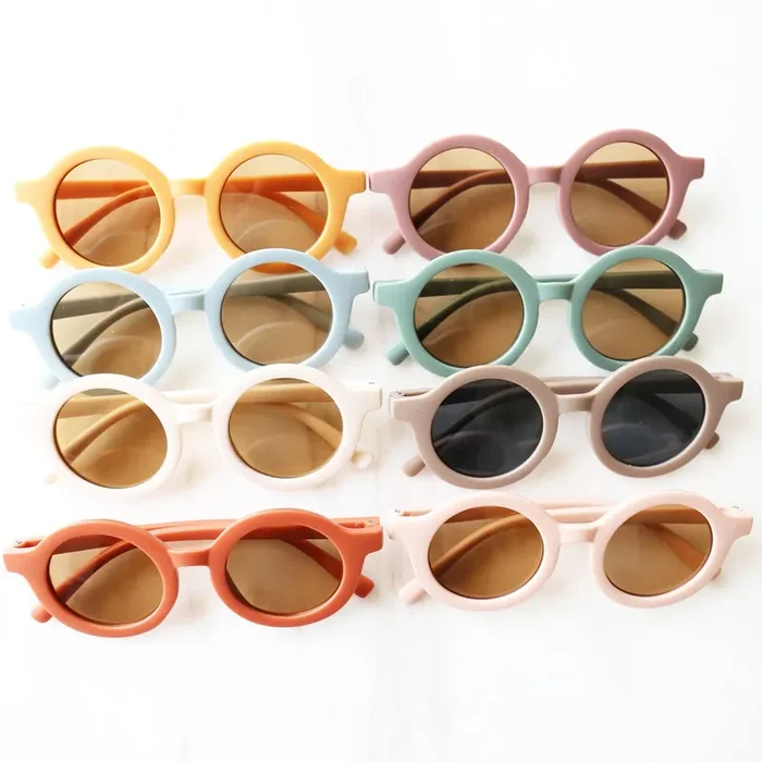 Mini Momo – Kid’s Round Sunglasses Cute Retro Circle Frame Eyewear Bab