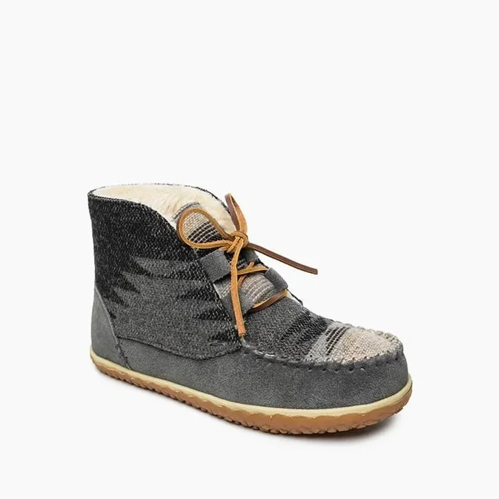Minnetonka “Torrey” Slipper Boots – Grey