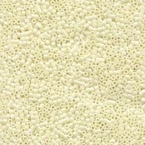 Miyuki Delica Seed Beads- 11/0- DB203 CEYLON LIGHT YELLOW