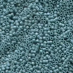 Miyuki Delica Seed Beads- 11/0- DB2315 FROST OPAQUE GLAZE RAINBOW PEACOCK