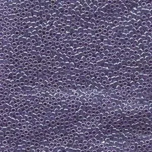 Miyuki Delica Seed Beads- 11/0- DB250 LINED CRYSTAL VIOLET