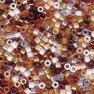 Miyuki Delica Seed Beads- 11/0- DBMIX22 HONEY BUTTER