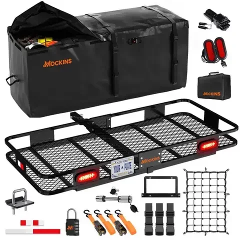 Mockins Black Cargo Carrier Set 1 pk