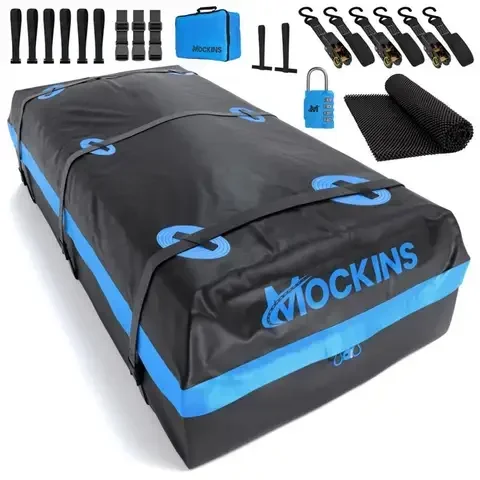 Mockins Black zipper Roof Cargo Bag 1 pk