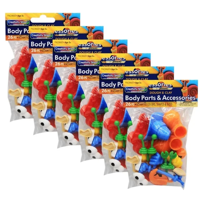 Modeling Dough & Clay Body Parts & Accessories 156 Pieces