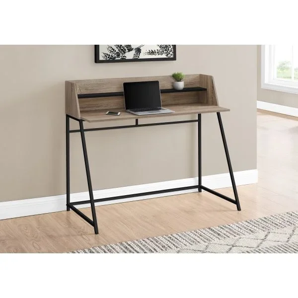 Modern Computer Desk with Storage Shelves for Home Office