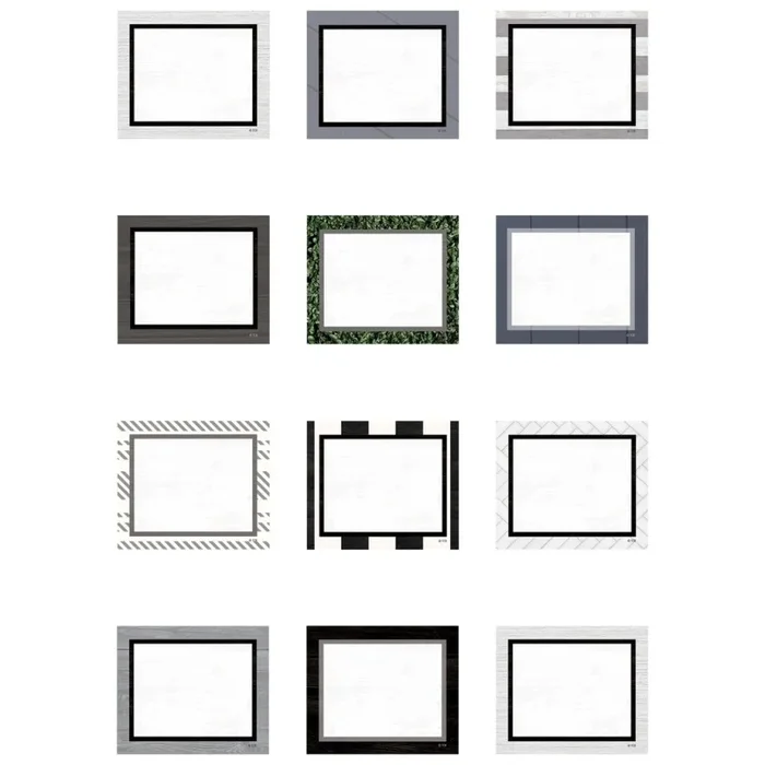 Modern Farmhouse Blank Cards Mini Accents