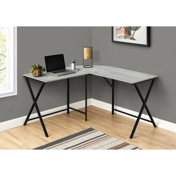 Modern L-Shaped Computer Desk for Home Office