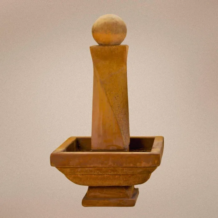 Modern Twist Concrete Fountain & Ball SHORT – Giannini #1414