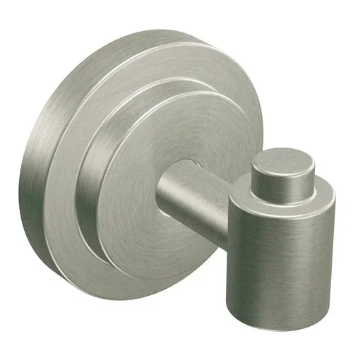 Moen Iso Single Hook Spot Resist Brushed Nickel Towel Hook