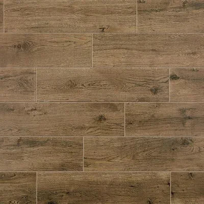 Mohawk ForeverStyle Oak Wood 6-in x 24-in Matte Porcelain Wood Look Floor Tile