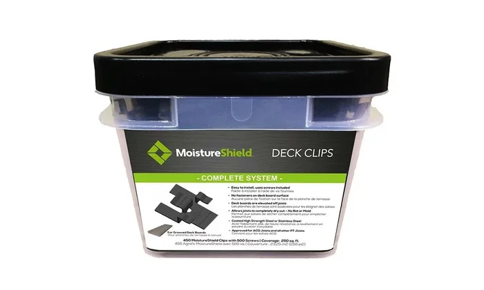 MoistureShield 1-in Steel Hidden Deck Fasteners Black (450-pack)