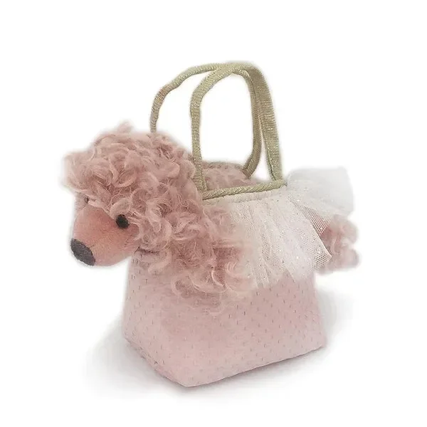 Mon Ami – ‘Paris’ Poodle Plush Doll & Toy Purse