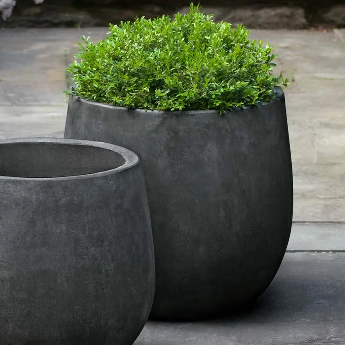 Montrose Planter, Large – Charcoal