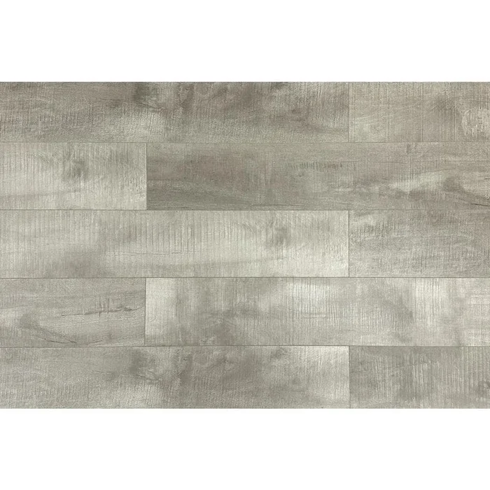 Montserrat Summa Intrepid Nickel 14 mm T x 7.75 in. W HDF Waterproof AC5 Click Lock Laminate Wood Flooring (23.09 sq. ft./case)