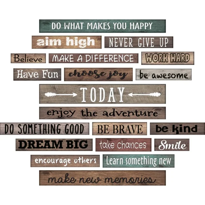 Motivational Gallery Signs Clingy Thingies – Teacher Created Resources