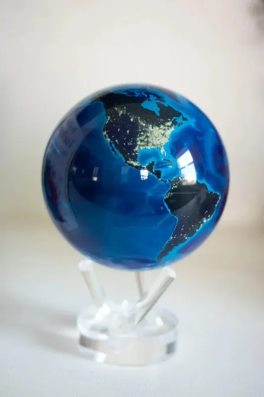 Mova Globes – Earth at Night Revolving Globe