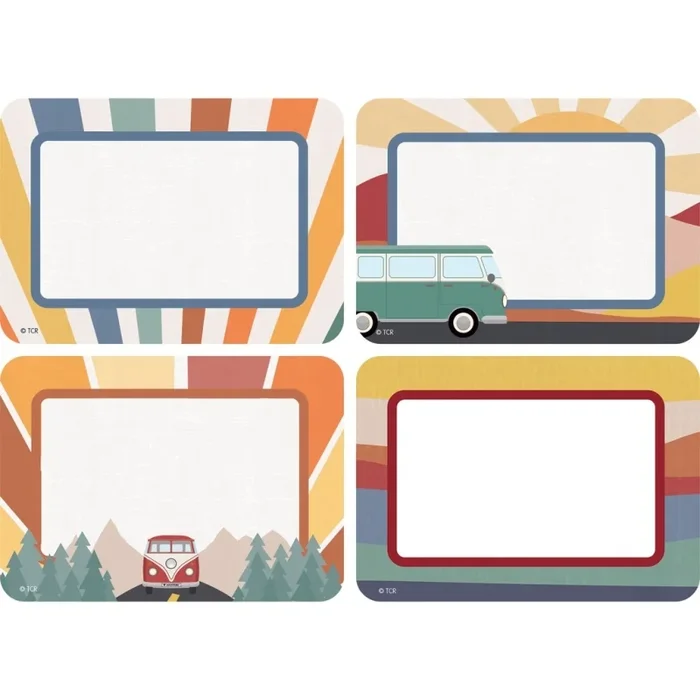 Moving Mountains Road Trip Name Tags/Labels – Multi-Pack