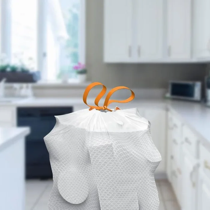 MOXIE 50-Pack 13-Gallon White Plastic Kitchen Trash Bag