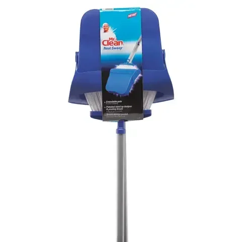 Mr. Clean Neat Sweep 11.8 in. W Broom with Dustpan