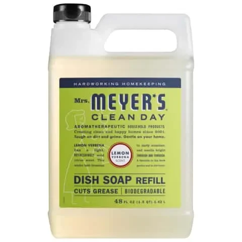 Mrs. Meyer’s Clean Day Lemon Verbena Scent Liquid Dish Soap Refill 48 oz 1 pk