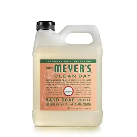 Mrs. Meyer’s Clean Day Organic Geranium Scent Hand Soap Refill 33 oz
