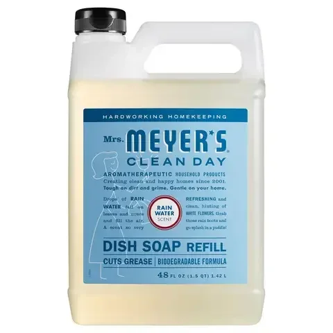 Mrs. Meyer’s Clean Day Refreshing Rain Scent Liquid Dish Soap Refill 48 oz 1 pk
