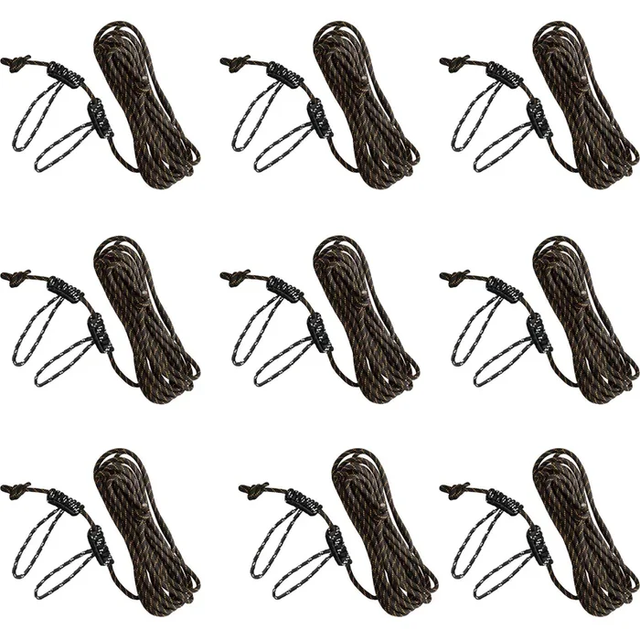 Muddy Safe-Line 30″ Durable Nylon Outdoor Hunting & Tree Stand System, (9 Pack)