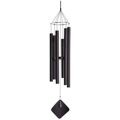 Music of the Spheres, Inc Gypsy Mezzo Black Aluminum 38 in. Wind Chime