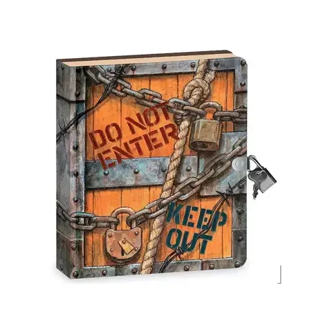MW Wholesale Mindware Lock & Key Keep Out Diary