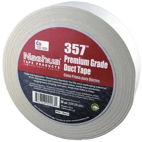 Nashua Premium Grade 1.89 in. W X 60.1 yd L White Duct Tape