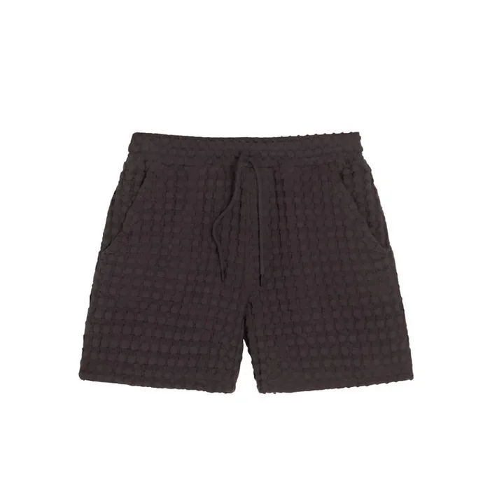 Nearly Black Porto Waffle Short