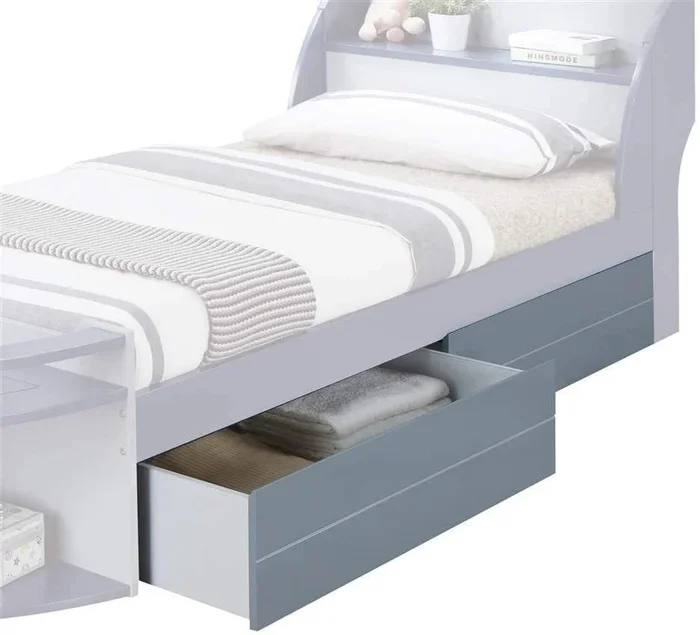 Neptune II Drawers (2Pc) in Gray