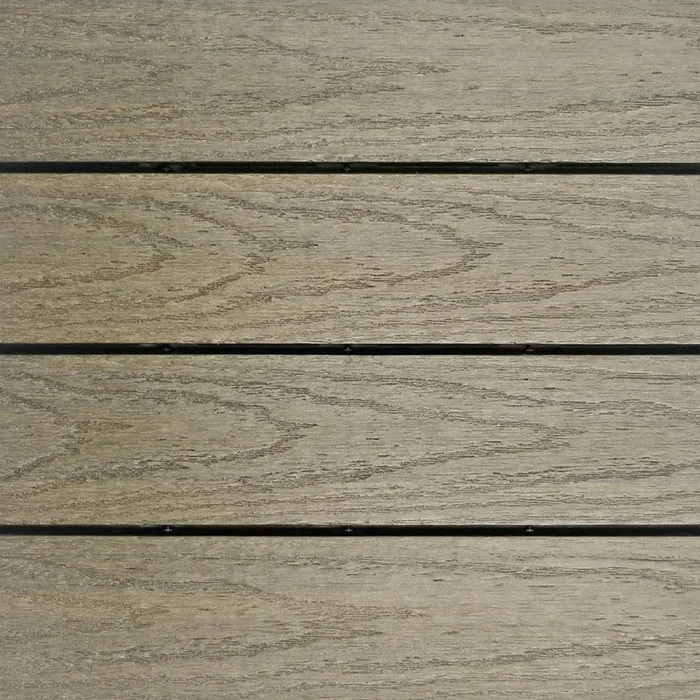 NewTechWood 12-in x 12-in 10-Pack Roman Antique Prefinished Composite Deck Tile (10-sq ft)